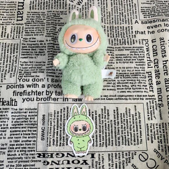 Labubu The Monsters Exciting Macaron GreenGrape - Picture 6 of 8